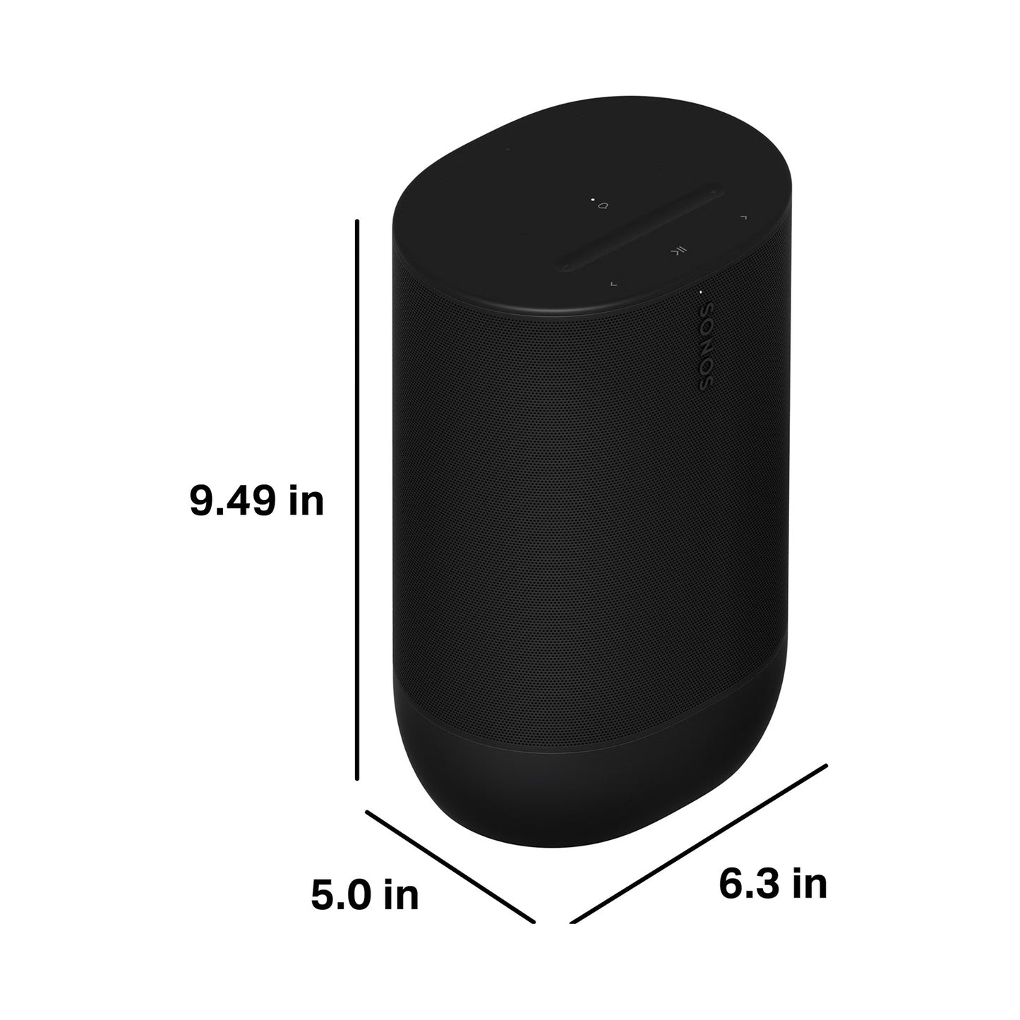 SONOS Move 2 Portable Bluetooth Speaker Black