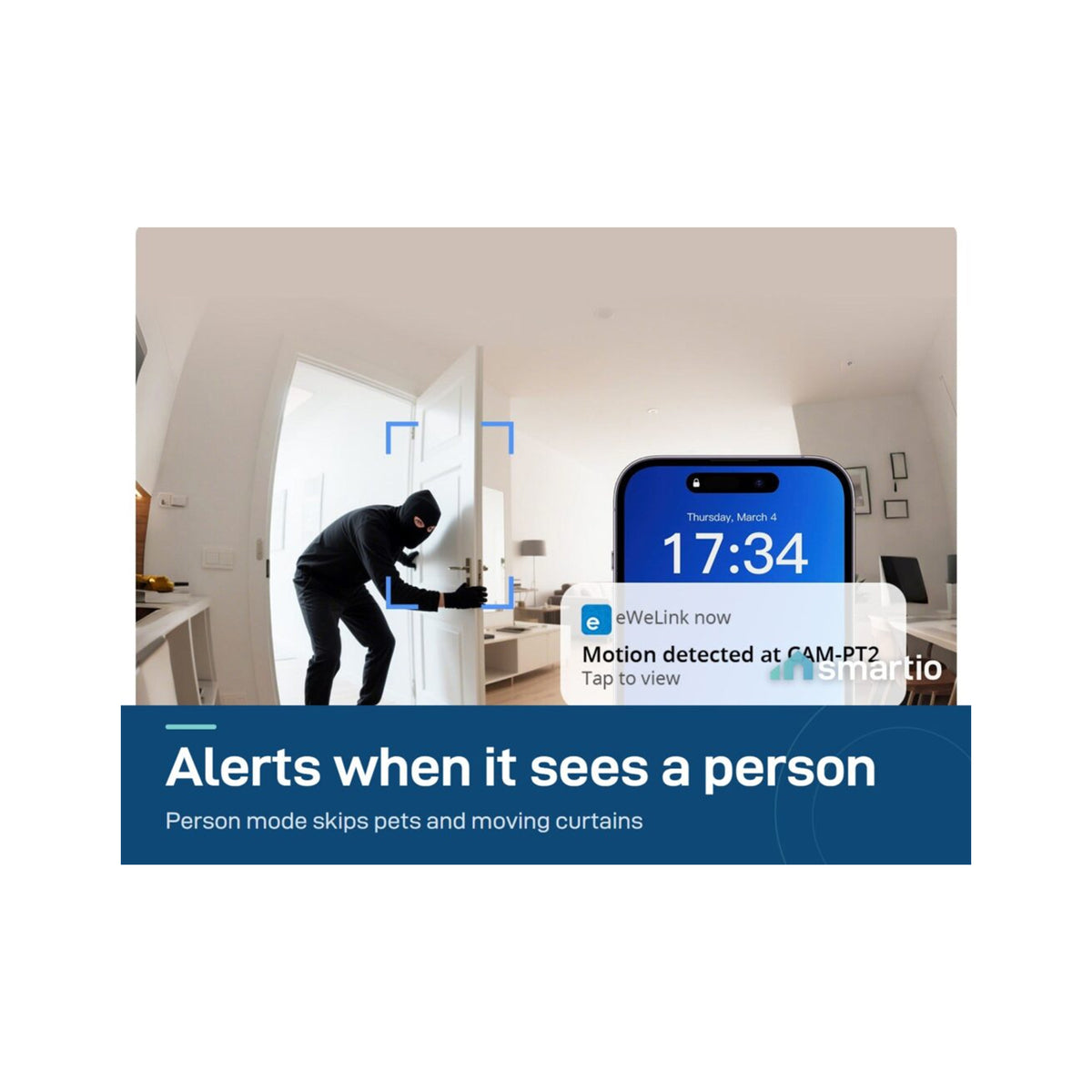 Sonoff CAM Pan-Tilt 2 Indoor Wi-Fi Security Camera Sonoff