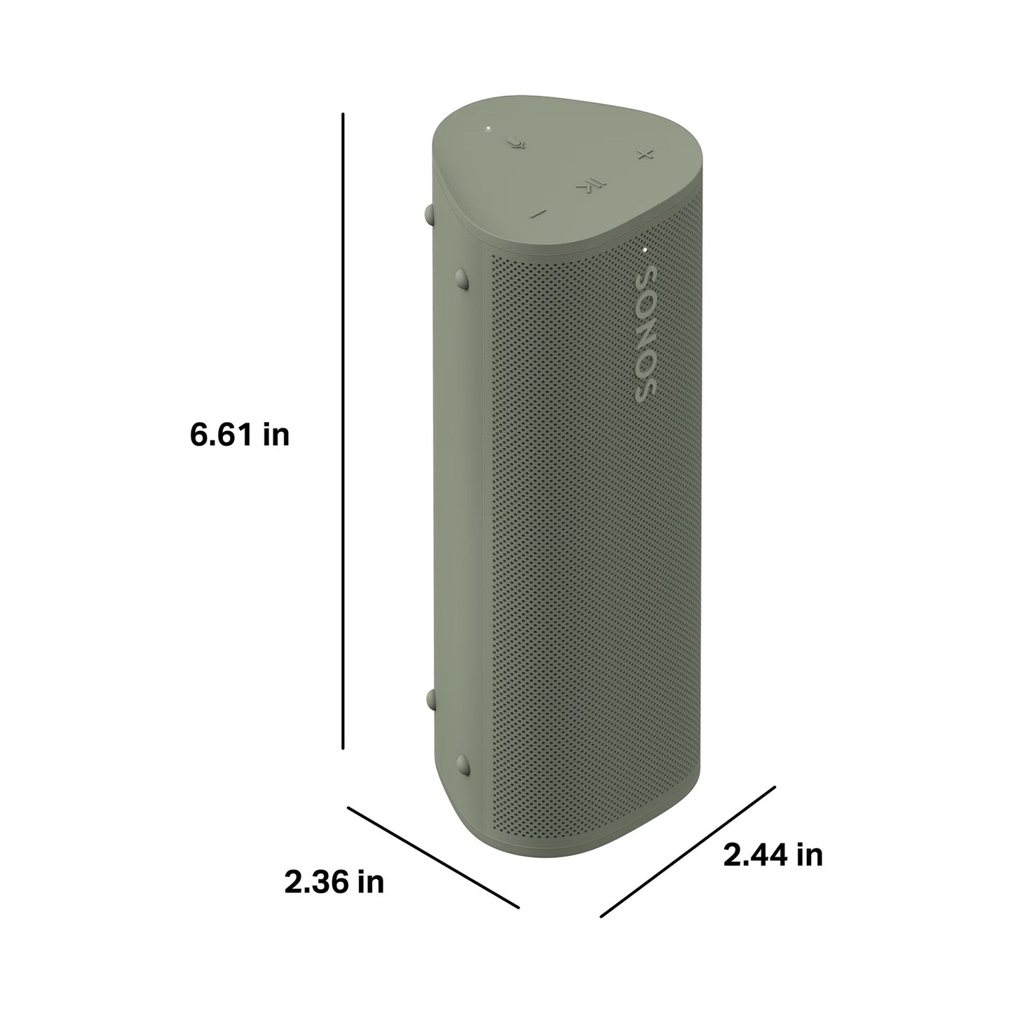Sonos Roam 2 Portable Waterproof Bluetooth Speaker Olive