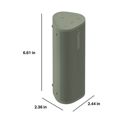 Sonos Roam 2 Portable Waterproof Bluetooth Speaker Olive