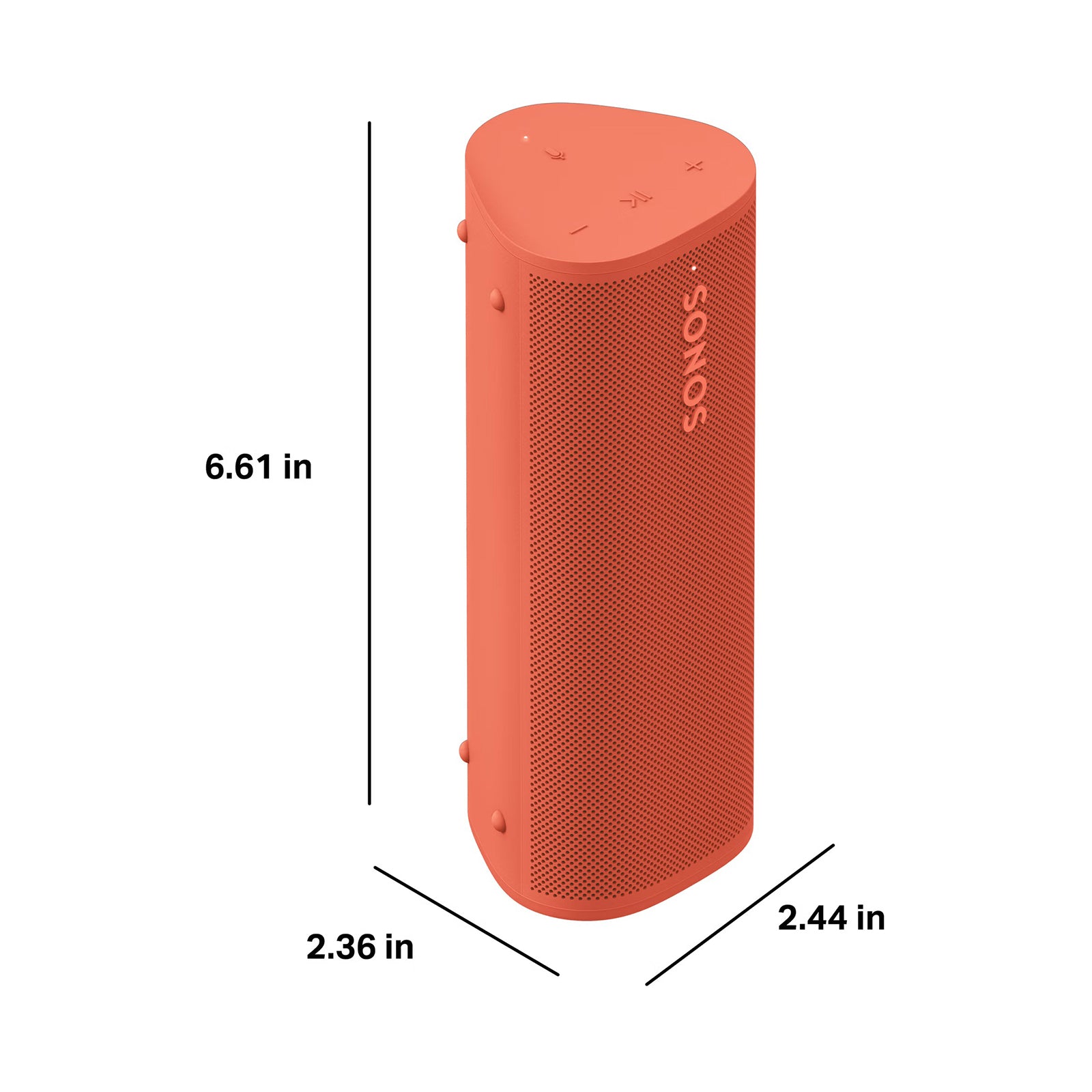 Sonos Roam 2 Portable Waterproof Bluetooth Speaker Red