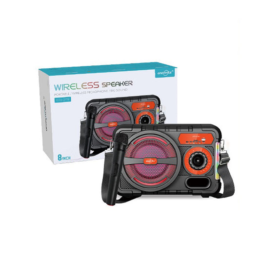 Wireless Speaker 8" - With Wireless Microphone