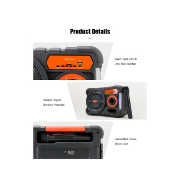 Wireless Speaker 8" - With Wireless Microphone