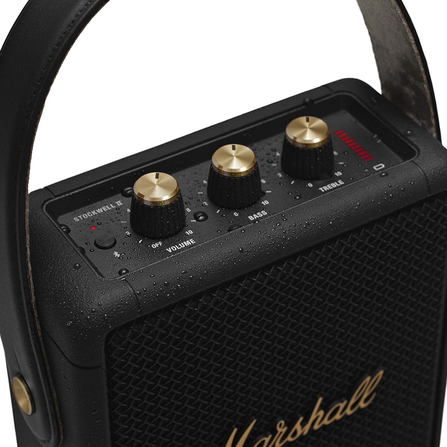 MARSHALL STOCKWELL II SPEAKER - BLACK AND BRASS