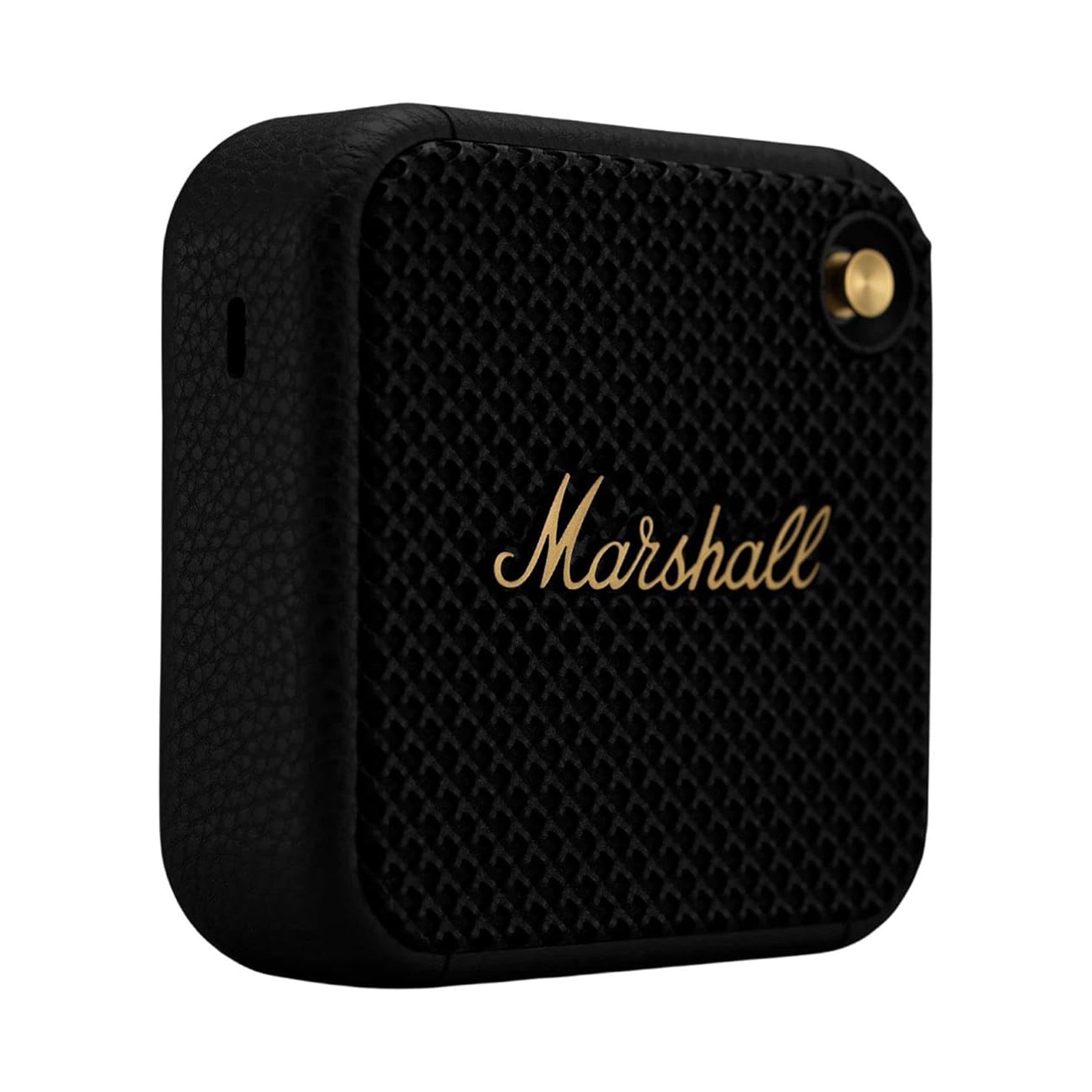 MARSHALL WILLEN BLUETOOTH SPEAKER - BLACK AND BRASS