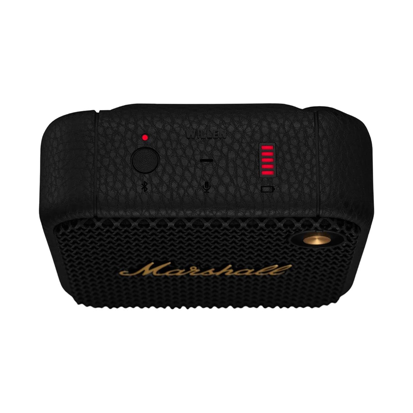 MARSHALL WILLEN BLUETOOTH SPEAKER - BLACK AND BRASS