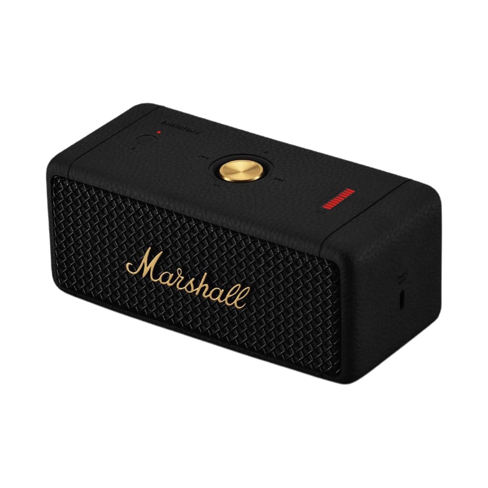 MARSHALL EMBERTON  II BLUETOOTH SPEAKER - BLACK AND BRASS