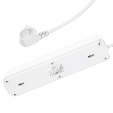 HOCO NS1 AURA 4-BIT EXTENSION CABLE SOCKET WHITE