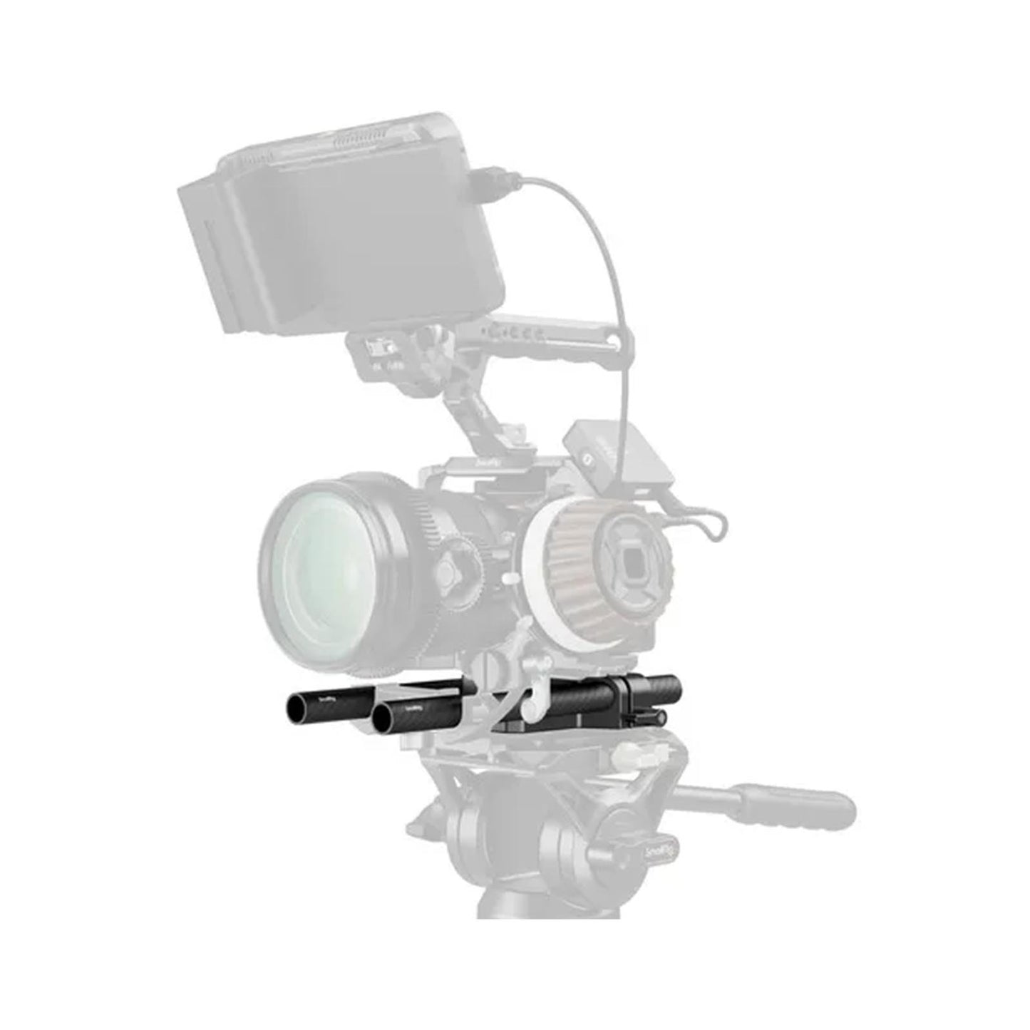 SmallRig Bottom Mount Plate with Dual 15mm Rod Clamp CHN