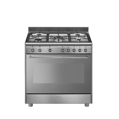 SMEG Cooker Wide 90cm Safety Stainless Steel