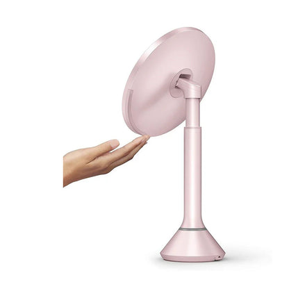 Sensor Mirror W/brightness Control_Pink_20cm SIMPLE HUMAN