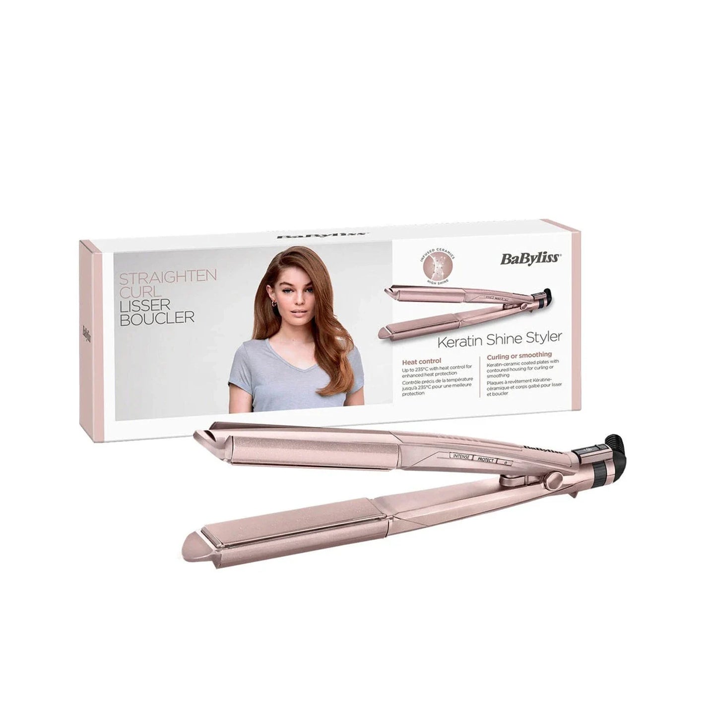 Babyliss Paris IPro 230 Hair Straightener Titanium Ceramic BABYLISS