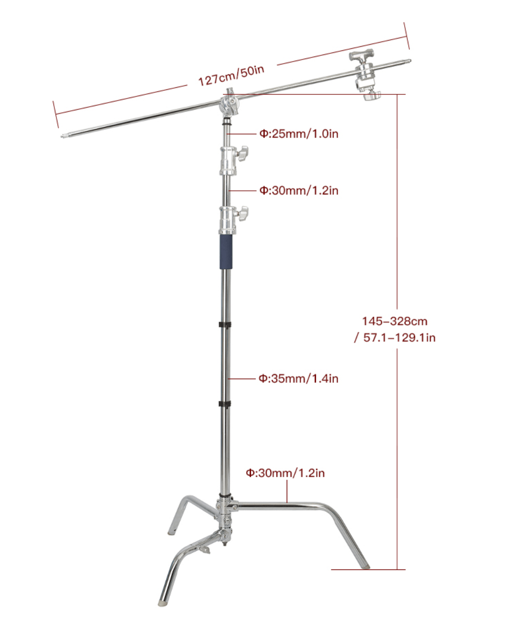 E-Image LCS-06 C-stand With Boom Arm