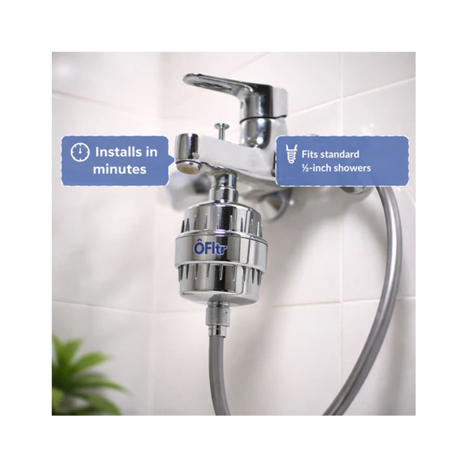 OFltr Advanced Shower Filter for Chlorine & Hard Water