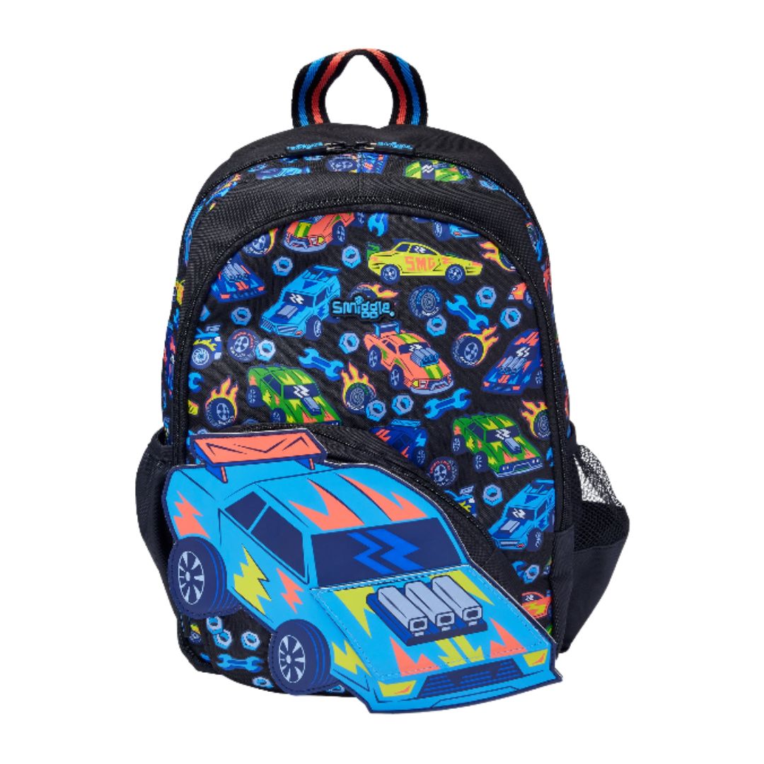 Smiggle 3D Cars Backpack 14' Smiggle