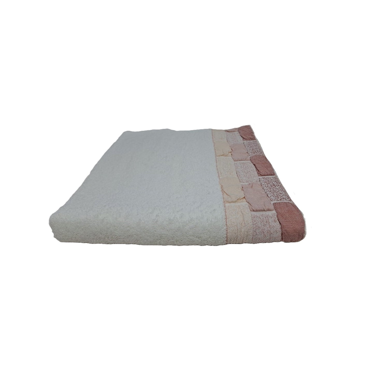 Virginia Jacq. Towel Offwhite/ Pink 30 X 50 Cm