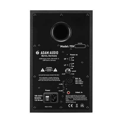 ADAM Audio T5V Active Studio Monitor, Black ADAM AUDIO