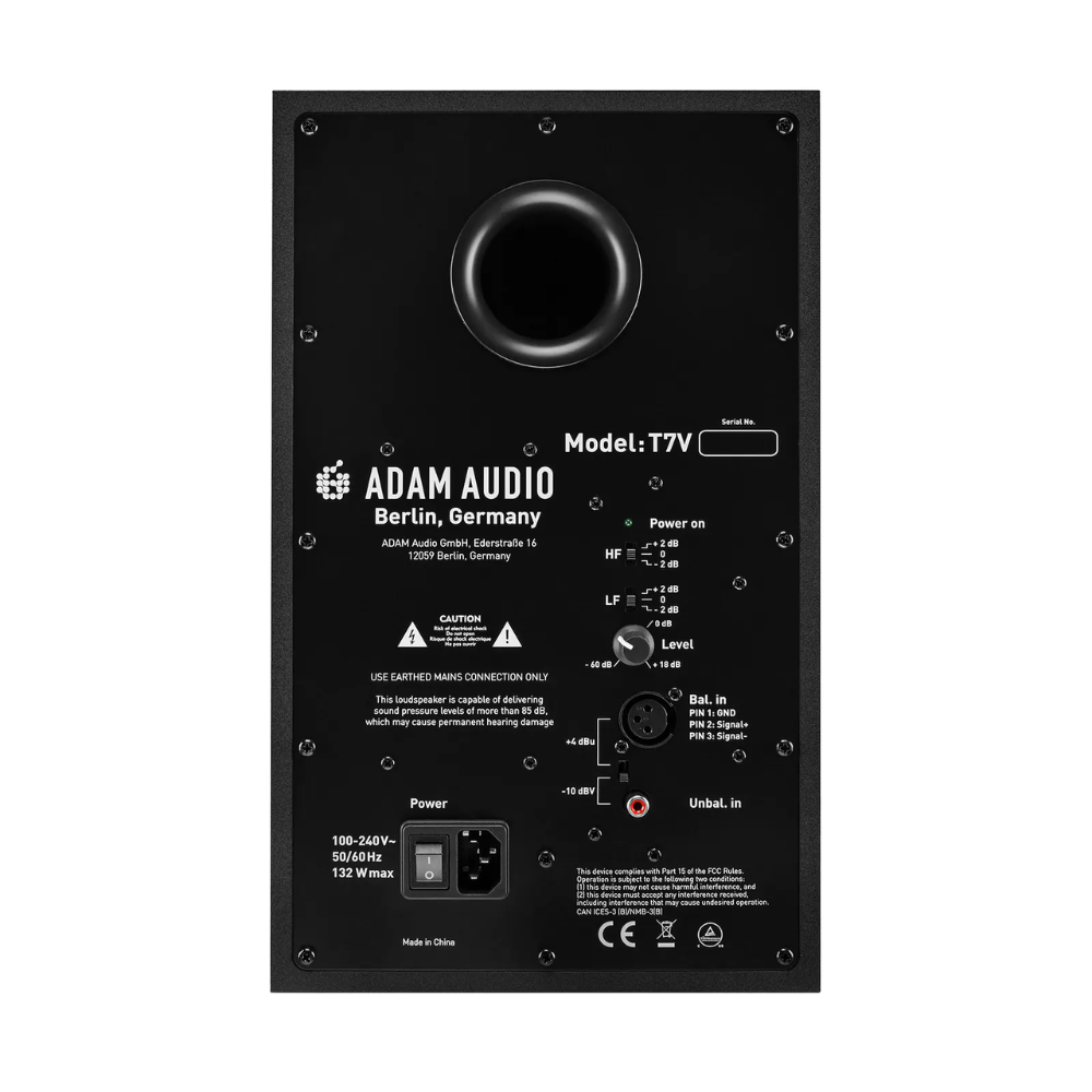ADAM Audio T7V Active Studio Monitor, Black