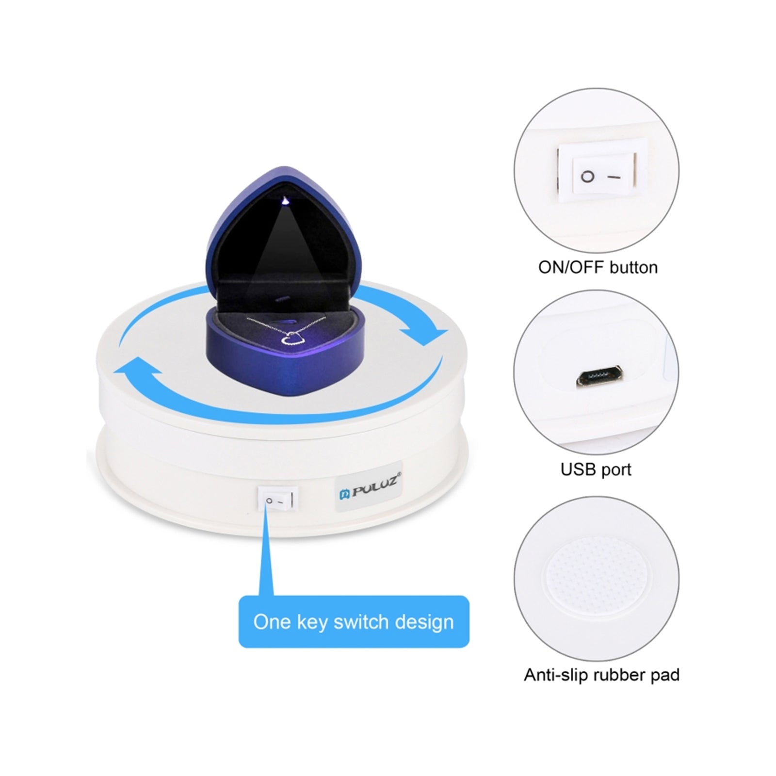 Rotating Table 15cm (Load Capacity 5kg)