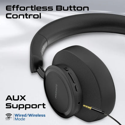 High Fidelity Over-Ear Stereo Wireless Headphones - Midnight