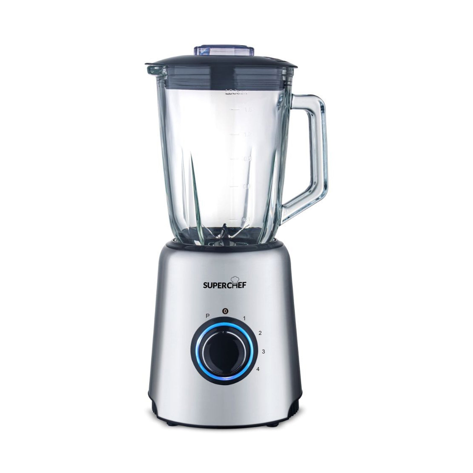 Super Chef,Table Blender,1000 Watt,1.5 Liter, Glass Jar