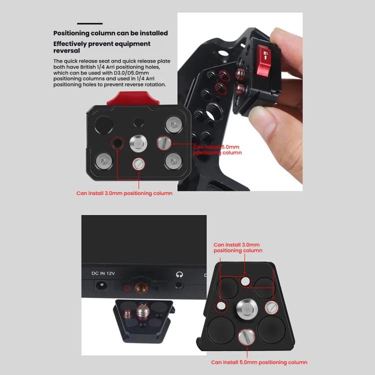 Mini V-Mount Quick Release Plate