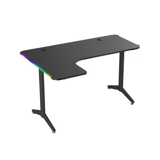 Gaming Desk 150CM X 69 X 11 L Shape - Black