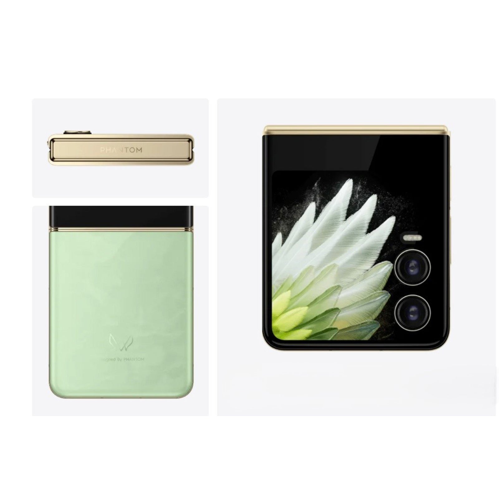 TECNO PhantomV Flip2 256GB-8GB 100Days Screen Warranty Green