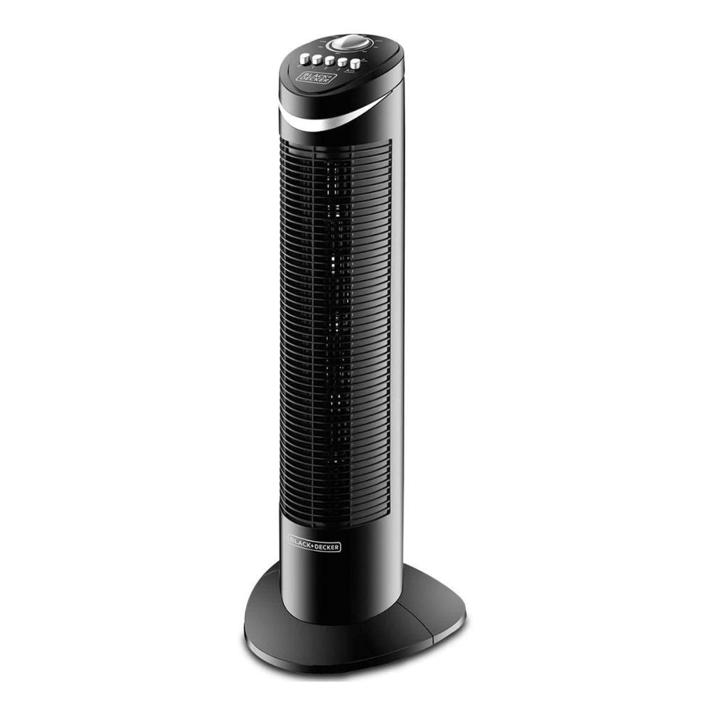 Black+Decker 50W 3 Speed Tower Fan with Timer and Oscillatio