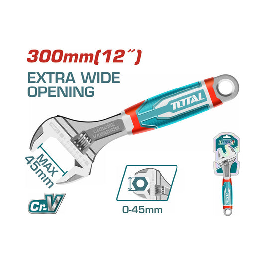 Adjustable wrench 300mm TOTAL
