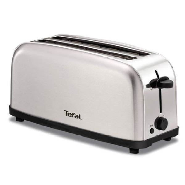 Tefal Equinox 4-Slice Toaster (1400W, Stainless Steel)