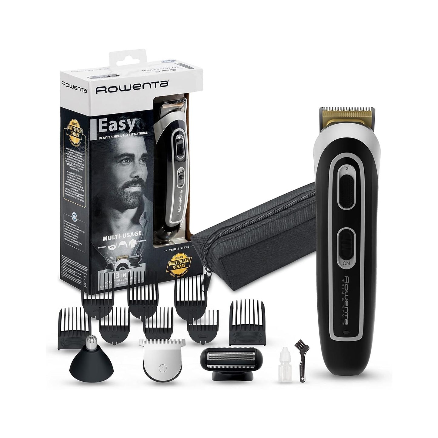 Rowenta MultiGroom 13 In 1 Hair Trimmer with Stainless Steel ROWENTA