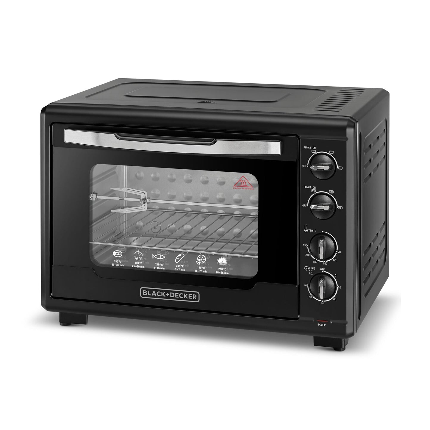 Black & Decker Electric Oven 55L 2000W Black