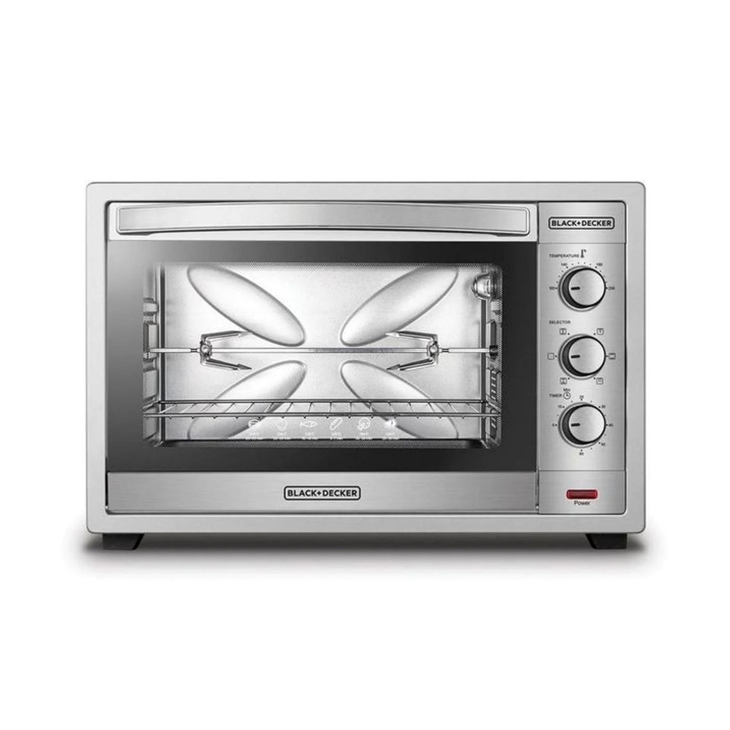 Black+Decker Electric Oven 62L Double Glass 2000w Convection