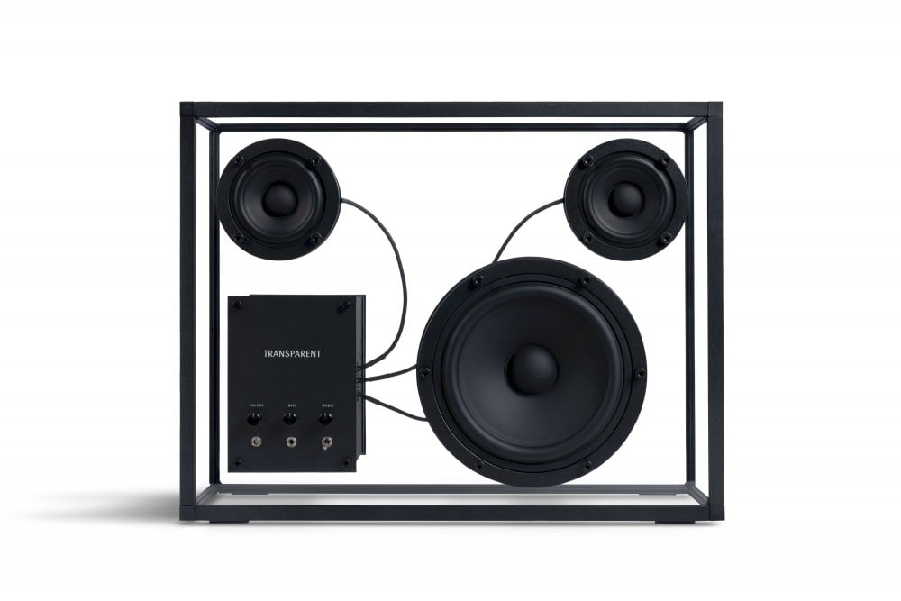 TRANSPARENT Large Speaker  2 × 3’’ + Woofer: 1 × 6.5’’ Black