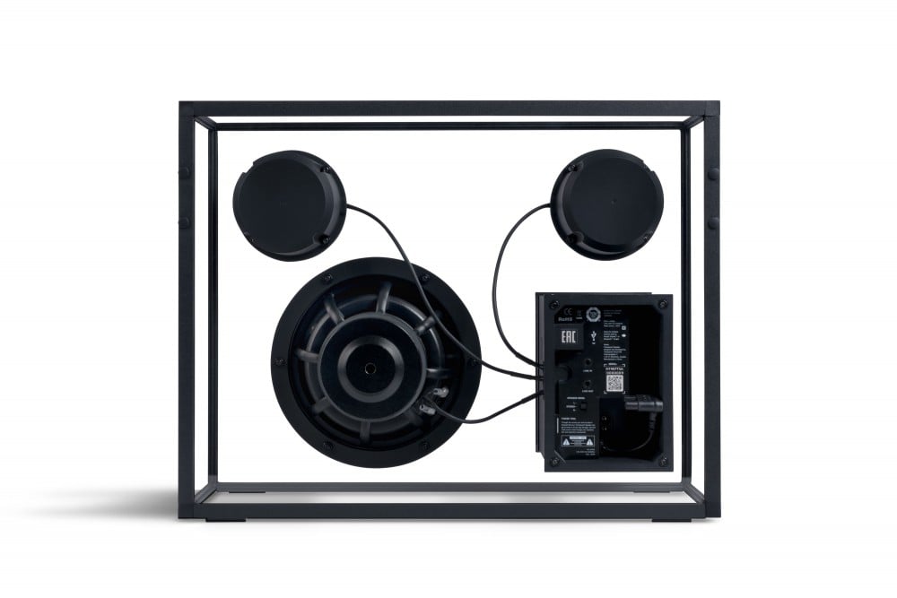 TRANSPARENT Large Speaker  2 × 3’’ + Woofer: 1 × 6.5’’ Black
