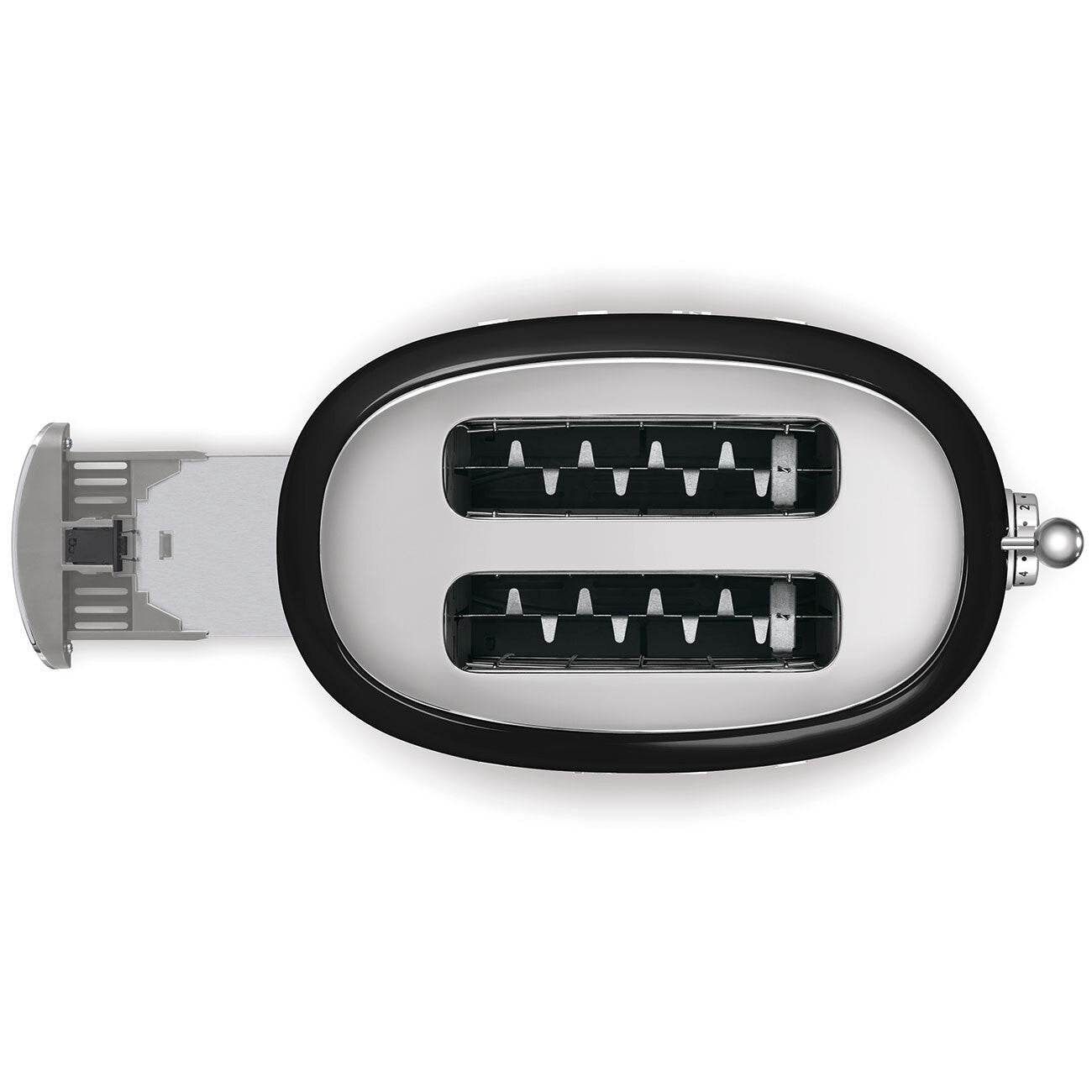 Smeg 2 Slice Toaster Black