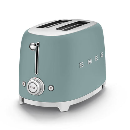 Smeg 2 Slice Toaster Emerald Green Matt
