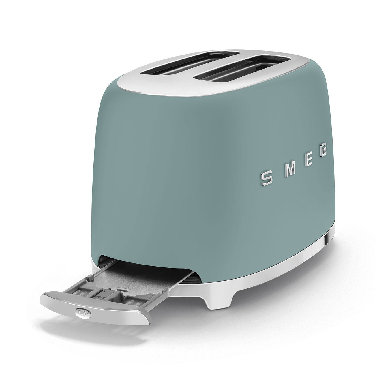 Smeg 2 Slice Toaster Emerald Green Matt