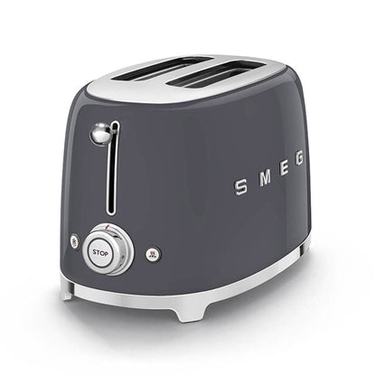 Smeg 2 Slice Toaster Slate Grey