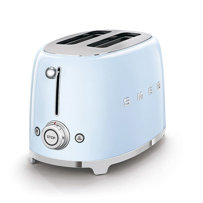 Smeg 2 Slice Toaster Pastel Blue