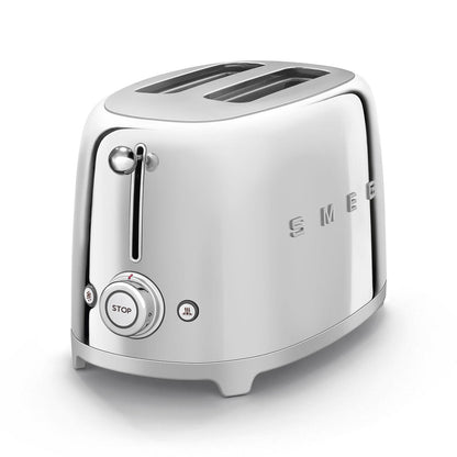 Smeg 2 Slice Toaster Chrome