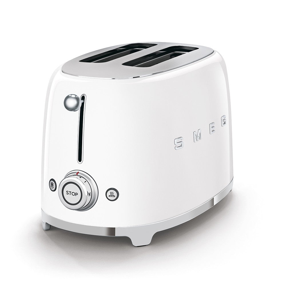 Smeg 2 Slice Toaster White