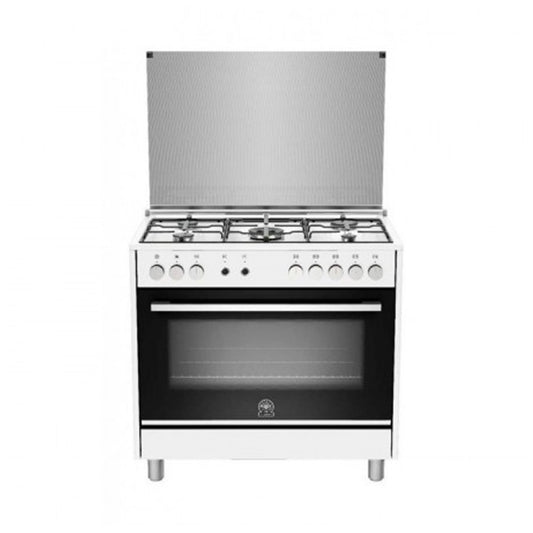 LA GERMANIA Cooker 90Cm Wide 4Gas+1TB White (CI)