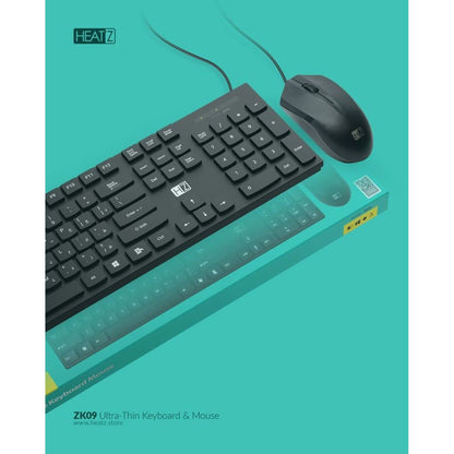 HEATZ WIRED COMBO KEYBOARD & MOUSE