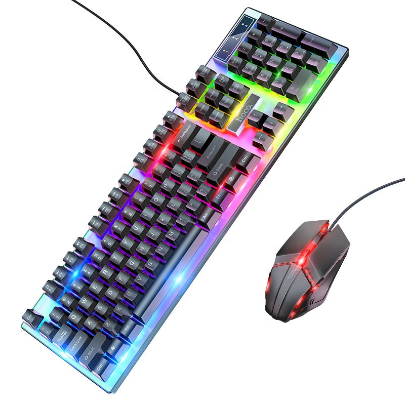 HOCO LUMINOUS GAMING KEYBOARD AND MOUSE ENGLISH VERSION