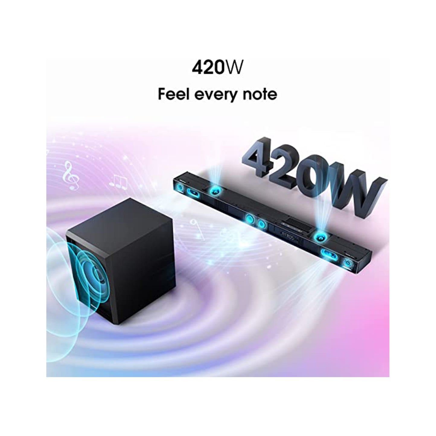 HISENSE 3.1.2 CHANNEL SOUNDBAR WITH WIRELESS SUBWOOFER HISENSE