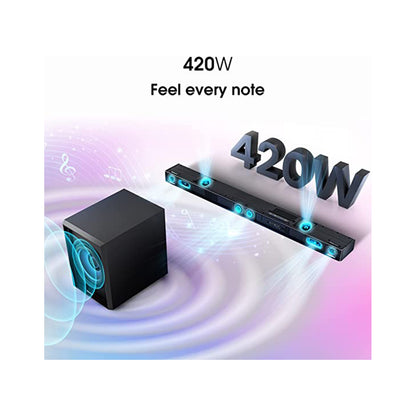 HISENSE 3.1.2 CHANNEL SOUNDBAR WITH WIRELESS SUBWOOFER HISENSE