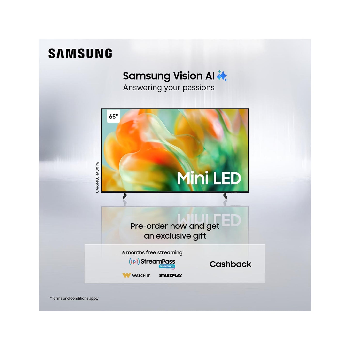 Samsung 65" M80H 4K UHD TV SAMSUNG