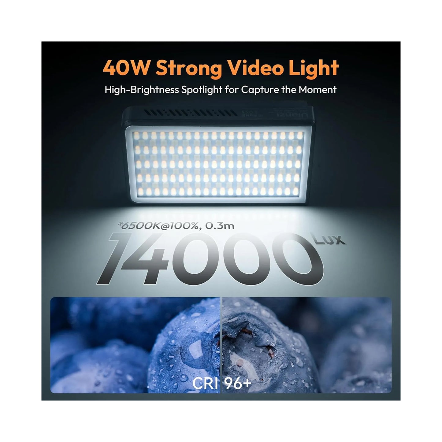 Ulanzi 40W RGB Portable Video Light